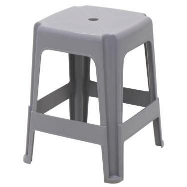 Imagem de Jogo 4 Banqueta Tramontina Icarai Em Polipropileno Cinza