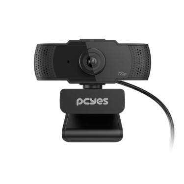 Imagem de Pcyes 720p Webcam para Computador, Câmera USB para Video Chamadas, Preta, com Microfone Integrado, Qualidade HD