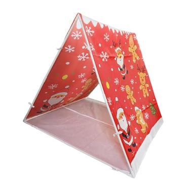 Imagem de YIJU Tenda de Natal Portátil Grande para Festa do Pijama, Casinha de Brinquedo para Crianças e Meninas - Ideal para Decoração e Decoração de Festas ao Ar