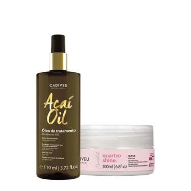Imagem de Kit Cadiveu Professional Essentials Quartzo Shine Máscara e Açaí Óleo 