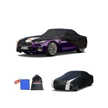 Imagem de Capa para carro BMW Z4 100% à prova d'água para todos os climas, presente com toalha, capa de carro de 10 camadas ajuste personalizado 2002-2026 BMW Z4 E85 E86 Coupe/Roadster, cobertura externa
