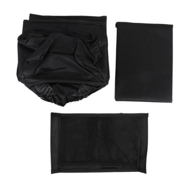 Imagem de aqxreight Organizador de Porta-malas Pequeno Com Porta-copos Duplo Bolso Dobrável Pano Oxford 600D 29L Organizador de Assento Impermeabilizante para Assento Traseiro Dianteiro Impermeabilização à