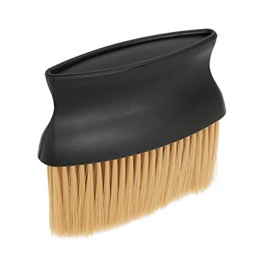 Imagem de CUOFYUNL Espanador de pescoço ergonômico ABS alça durável cerdas de nylon macias remoção de pelos espanador de barbeiro para corte de cabelo e cabeleireiro
