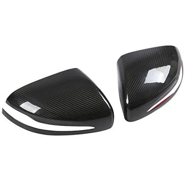 Imagem de aqxreight Tampa da Tampa do Espelho Retrovisor Traseiro de Fibra de Carbono para W464 G63 G500 G550 2019-2020 Fibra de Qualidade Robusta e Não Espelho Retrovisor de Substituição G63 G550 W464 para