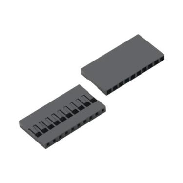 Imagem de Conector De Plástico Dupont Com Passo De 2,54mm, Carcaça De Pino Fêmea