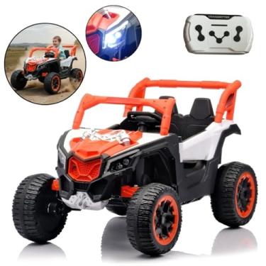 Imagem de Mini Quadriciclo Elétrico Infantil 12v Laranja C/Luz Musica - BW401LR