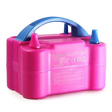 Imagem de Bomba de Balão Elétrica Portátil Soprador Ar Inflador com Dois Bicos para Decoração Festa