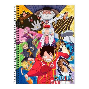 Imagem de Caderno Espiral Universitário One Piece SSG 80 Folhas - Tilibra -
