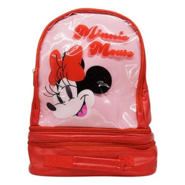 Imagem de Zonacriativa - Mochila 3 em 1 Minnie Mouse Disney | Compartimento térmico, uso versátil e ideal para escola, faculdade e lanches frescos