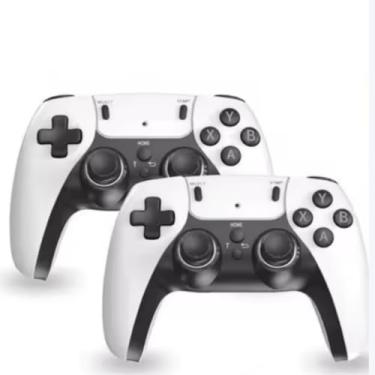 Imagem de Game Stick com 20.000 Jogos Retrô 4K e 2 Controles sem Fio, HY01 2.4G Wireless Dual Controller, Emulador Android com USB,