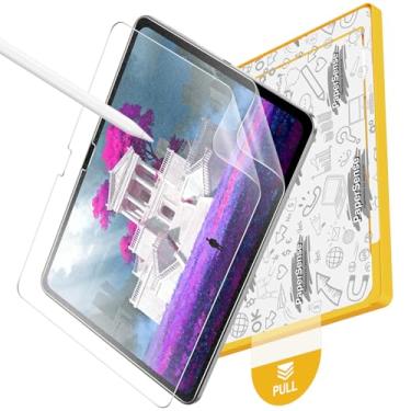 Imagem de Pacote com 2 protetores de tela de papel PAPERSENSE para iPad Air 13 polegadas M3/M2 (7ª/6ª geração, 2025/2024), filme PET fosco com bandeja de fácil aplicação, escreva e desenhe como em papel