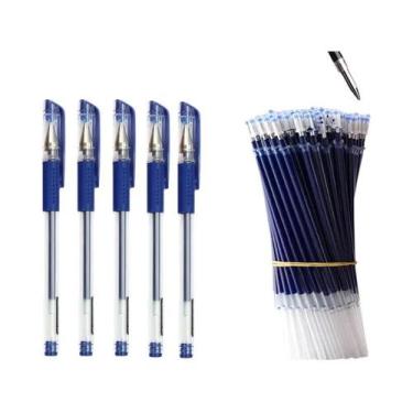 Imagem de Refil De Canetas Gel Pretas, Azuis E Vermelhas 0.5mm Caneta Esferográf