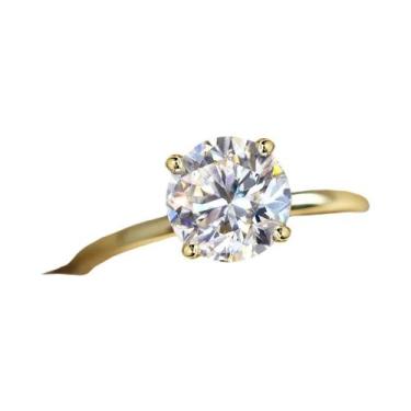 Imagem de Anel De Zircônia Em Prata Esterlina 925 Para Mulheres, 1-3 Quilates, J