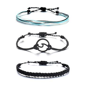Imagem de choice of all Pulseiras Fofas De Girassol, Pulseira Boho Surfista, Amizade, Corda Ajustável, Azul, Para Mulheres, Joias Da Moda, Presentes