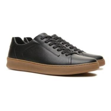 Imagem de Sapatênis Masculino Freeway Bass007 3138 Couro Tamanho:39;Cor:-Masculino