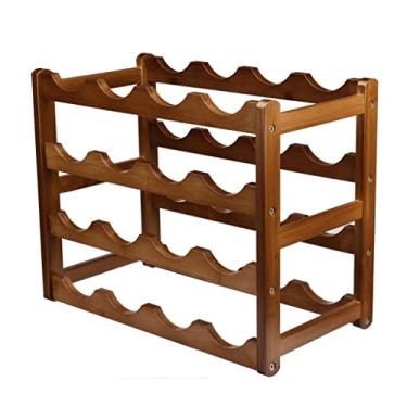 Imagem de Garrafas Suporte de armário Suporte de armário Suporte de prateleira Suporte de bar Armazenamento de utensílios de vinho Ferramentas de bar de cozinha doméstica (Cor: A, Tamanho: Tamanho único) (Um