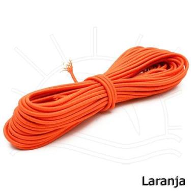 Imagem de Elástico Roliço Colorido nº 15 (2,8mm) - 10 metros - São José, Laranja