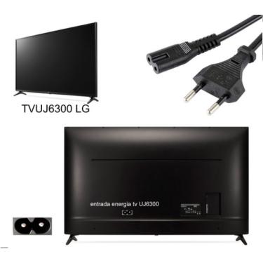 Imagem de Cabo Energia Bipolar P/ Xbox One S  Ps4  E Tvs LG  Uj6300