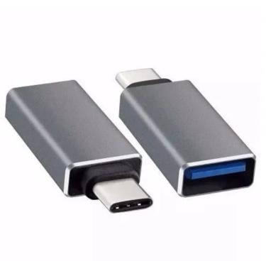 Imagem de Adaptador Usb 3.1 Type-c Para Usb 3.0 Femea Preto Cel Not