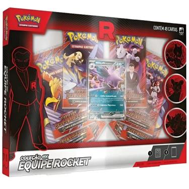 Imagem de Box Pokemon Coleçao EX Equipe Rocket Copag