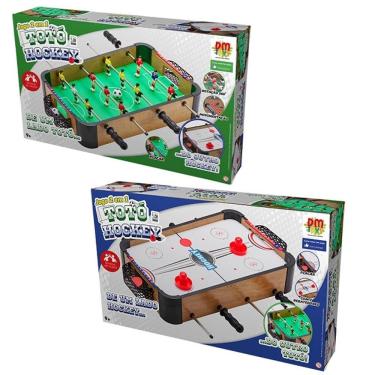 Imagem de Jogo 2 em 1 Totó e Hockey DM SPORTS DM TOYS