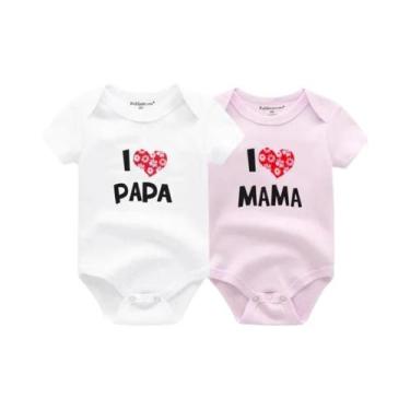 Imagem de Conjunto De Bodies Para Bebês Recém-Nascidos, 100% Algodão, Quatro Est