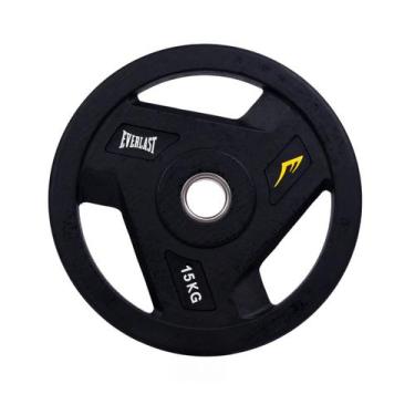 Imagem de Anilha Olimpica BV 15KG - Everlast, Preto