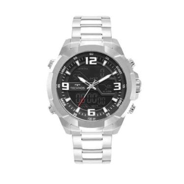 Imagem de Relógio Prata Masculino Technos Bjk606Ab/1P