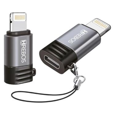 Imagem de Adaptador Hrebos Ad-048 Usb-c Fêmea Para Lghtng Macho