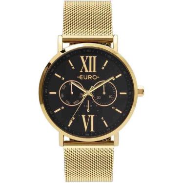 Imagem de Relógio Euro Feminino Multiglow Dourado - EU6P29AHCBPS/4P