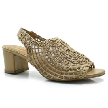 Imagem de Sandália de Salto Bloco Feminina Suzzara 457010-Feminino