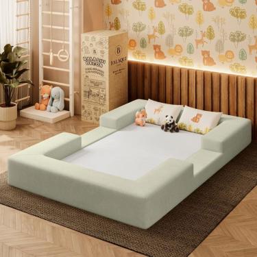 Imagem de Cama Montessoriana Berço Infantil 100% Espuma Balaqui Decor