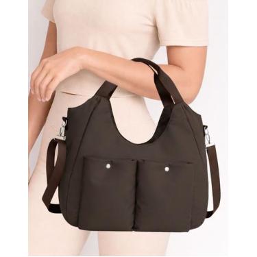 Imagem de Bolsa Feminina Grande Espaçosa Faculdade Trabalho Passeio - M3M, Unico