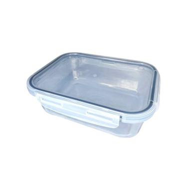Imagem de Pote de Vidro 1040ML Tampa com Vedação Hermética Marmita em Vidro Borosilicato para Arm...