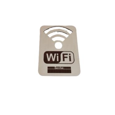 Imagem de Placa Decorativa M1 Branca [F031] para Ambientes Residenciais e Comerciais em MDF com A...