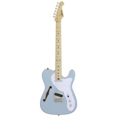 Imagem de Guitarra Elétrica Aria Pro II TEG-TL Metallic Ice Blue com Captadores Single Coil e Corpo em Okoume