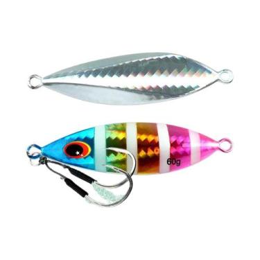 Imagem de Isca Artificial Rígida De Micro Jigging Para Pesca De Robalo, 10g-60g,