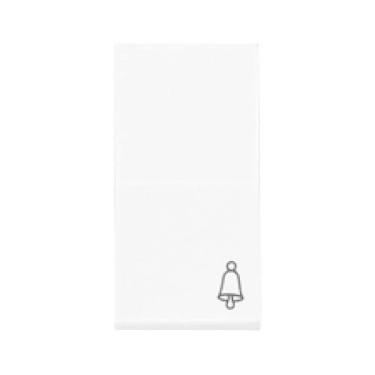 Imagem de Interruptor Campainha Modular Módulo para Acionamento Fácil e Preciso Pulsante Branco M...