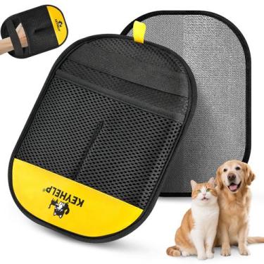 Imagem de Luvas para Remoção de Pelos de Animais KEYHELP Eletrostáticas, Reutili