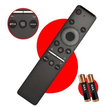 Imagem de Controle Remoto Universal Samsung Smart TV 4K LCD LED Netflix Prime Vi