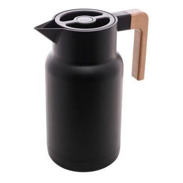 Imagem de Garrafa Térmica De Plástico Organic 1L Lyor - Preta