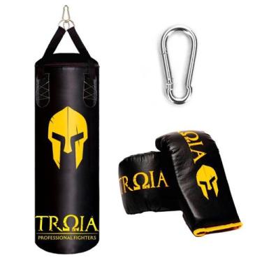 Imagem de Saco de pancada troia 90 + luva - STYLO SPORT