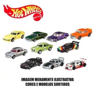 Imagem de Carrinhos Hot Wheels Pacote com 10 Carros Sortidos 54886 - Mattel