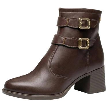Imagem de Bota Feminina Cano Baixo Salto Bloco Elegante Mississipi