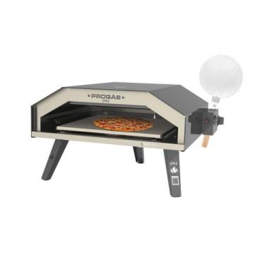 Imagem de Forno Refratário Industrial a Gás Inox para Pizza 40cm 83L PRUNO-40 - 