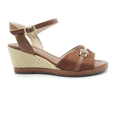 Imagem de Sandália Piccadilly Feminino 408243, 38, Conhaque