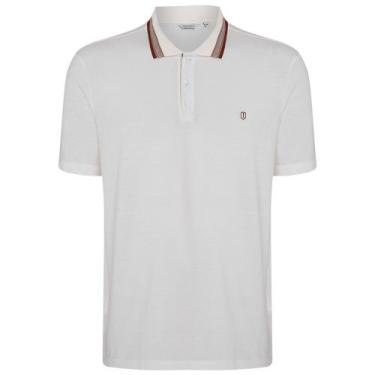 Imagem de Camisa Polo Individual Maquinetada Ou25 Off White Masculino, G