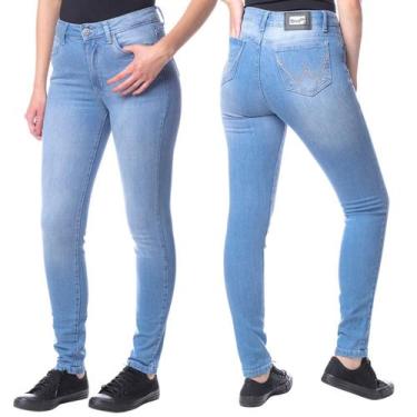 Imagem de Calça Country Jeans Feminina Wrangler Lycra Skinny Ref.WF5005UN, 46