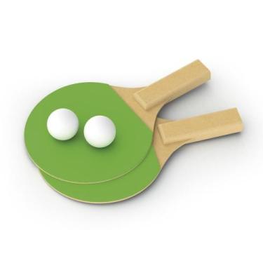 Imagem de Kit Raquetes para Ping Pong com Bolinhas - Junges, 1