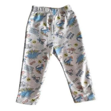 Imagem de Calça Moletom Infantil Menino Multicolor Quimby, Cinza, 1